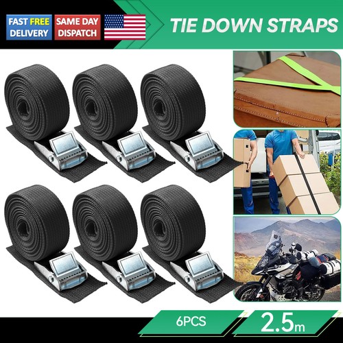 Pack lashing straps - 6, 8'